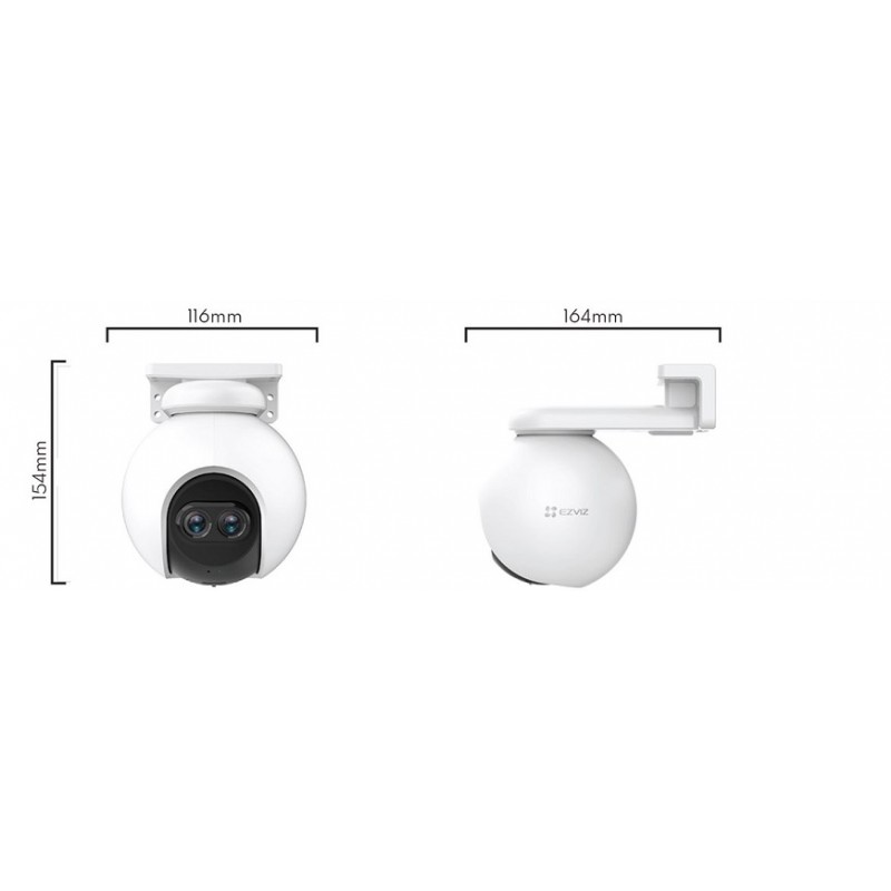 Ezviz C Pf Dual Lens Pan Tilt Wi Fi Camera