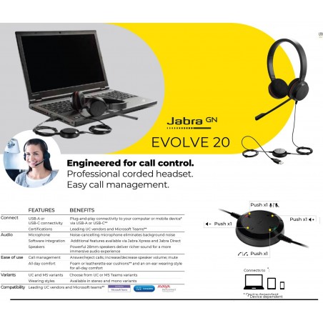 Jabra Evolve 20