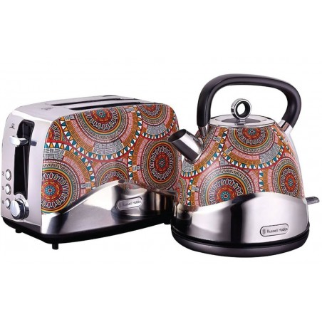 Russell Hobbs Kettle & Toaster African Breakfast Pack