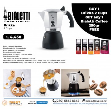 Bialetti Brikka 2 Cups