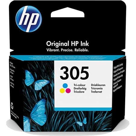 HP 305 Tri-Colour Original Ink Cartridge