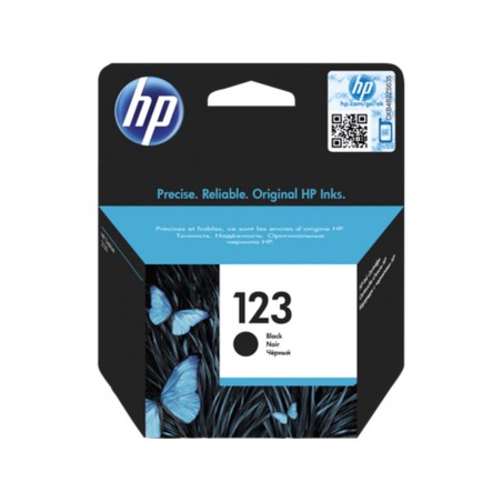HP 123 Black Original Deskjet Ink Cartridge
