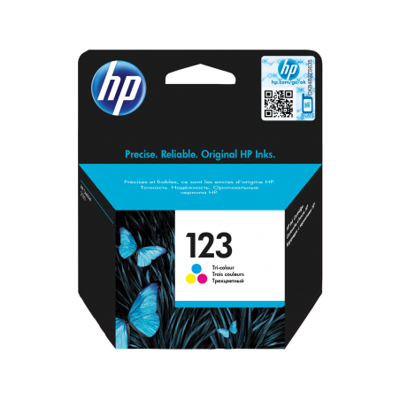 HP 123 Tri-Colour Original Ink Cartridge