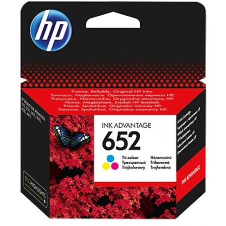 HP 652 Tri-Colour Original Ink Cartridge